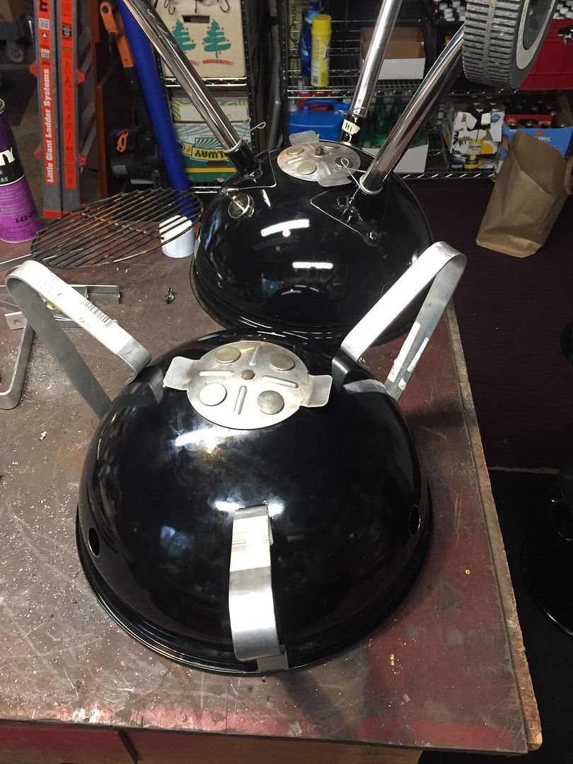 I hate those flimsy Smokey Joe legs! Cajun Bandit Mini Mod 2.0